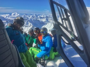 Legge taking our photo on the summit of Meteorite
